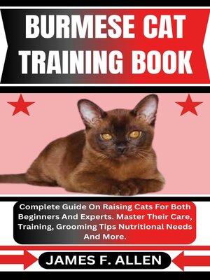 cover image of BURMESE CAT TRAINING BOOK